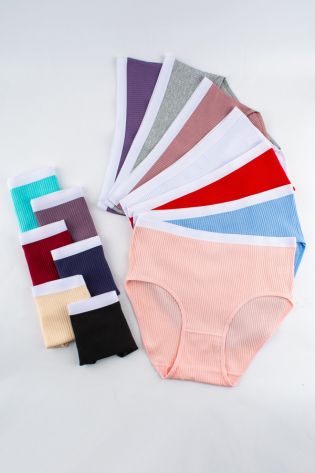 Слипы в рубчик с белым поясом - фото 2