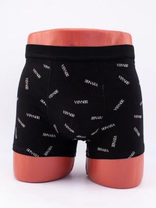 Однотонные мужские боксеры с надписями "Donara" - фото 1