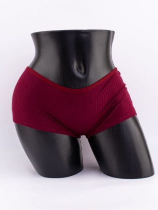 Шорты-трусы в рубчик - фото 1