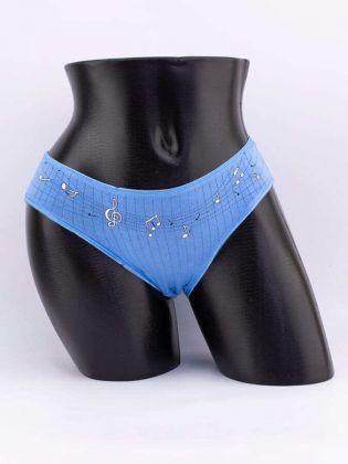 Слипы с принтом "ноты" - фото 1