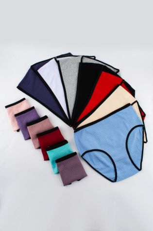 Слипы в рубчик с черной полоской - фото 2