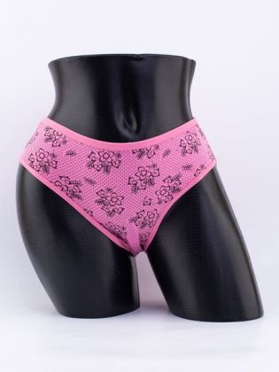 Слипы в горошек с цветочным принтом - фото 1