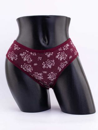 Слипы в горошек с цветочным принтом - фото 1