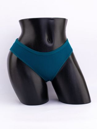 Слипы в рубчик с кружевом №1 - фото 1