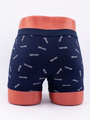 Однотонные мужские боксеры с надписями "Donara" - фото 3