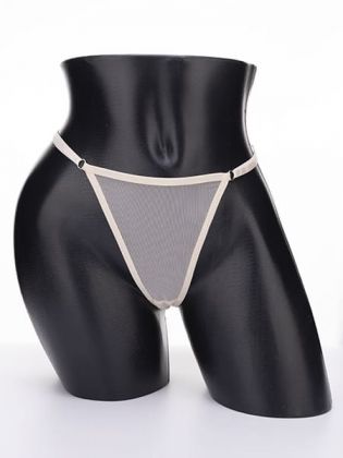 Стринги с регулируемыми бретелями - фото 1