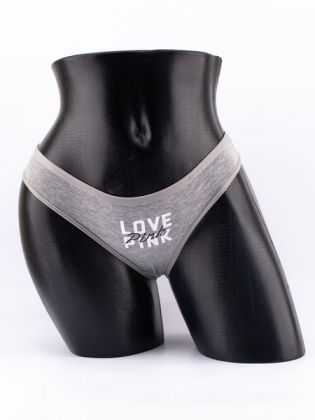 Слипы с надписью "love pink" - фото 1