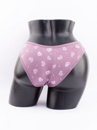 Слипы принтом "сердечки" - фото 3