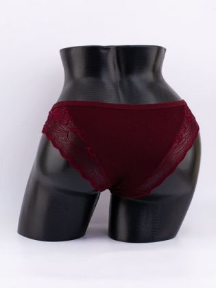 Слипы в рубчик с кружевом №2 - фото 3