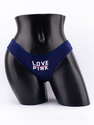 Слипы с надписью "love pink" - фото 1