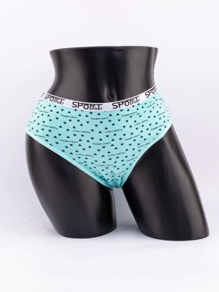 Слипы "maiden heart" с сердечками и эластичным поясом - фото 1