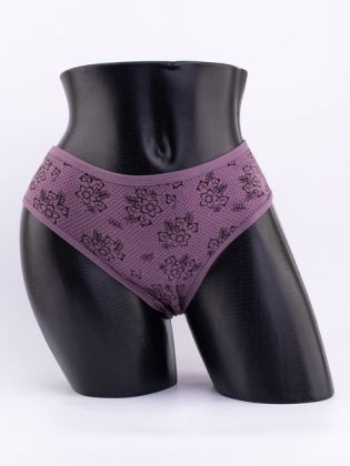 Слипы в горошек с цветочным принтом - фото 1