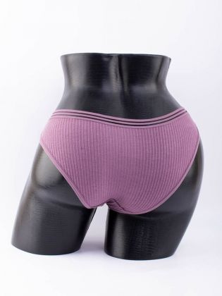 Слипы в рубчик с прозрачным поясом  - фото 3