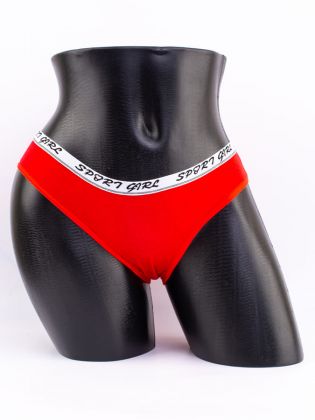 Слипы с эластичным поясом и надписью "sport" - фото 1