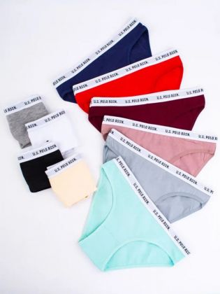 Слипы с эластичной резинкой и надписью "U.S. POLO ASSN" - фото 2